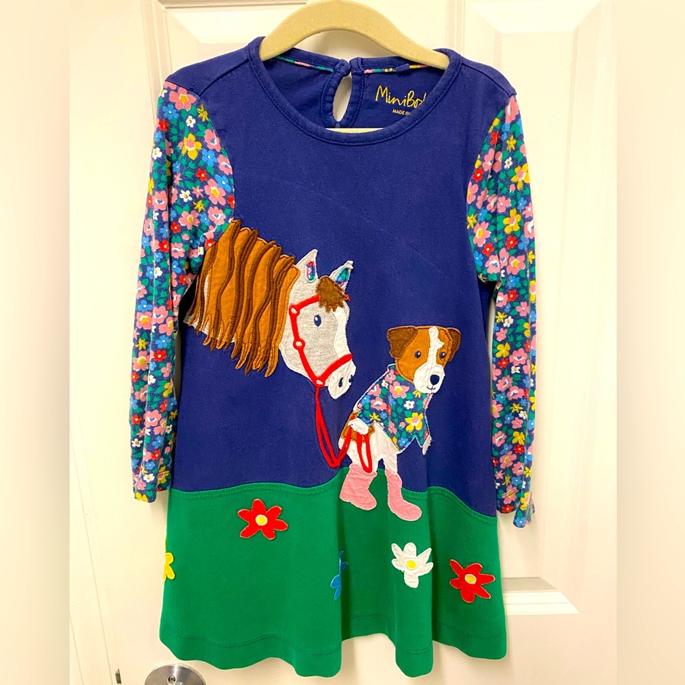 Mini Boden Girls Dress 4-5Y